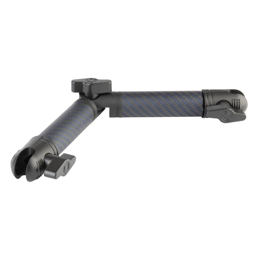 Bulletpoint locking arm with articulating mount for precise device positioning