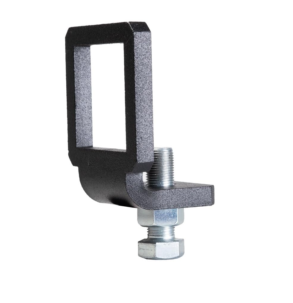 BulletProof Hitches anti-rattle clamp in use on a 2.5 inch hitch connection for stability