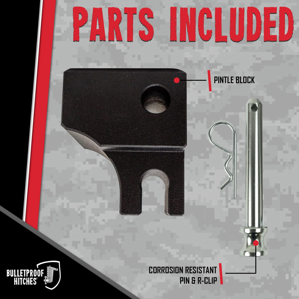 BulletProof Hitches CNC-machined steel construction emphasizes precision and durability.