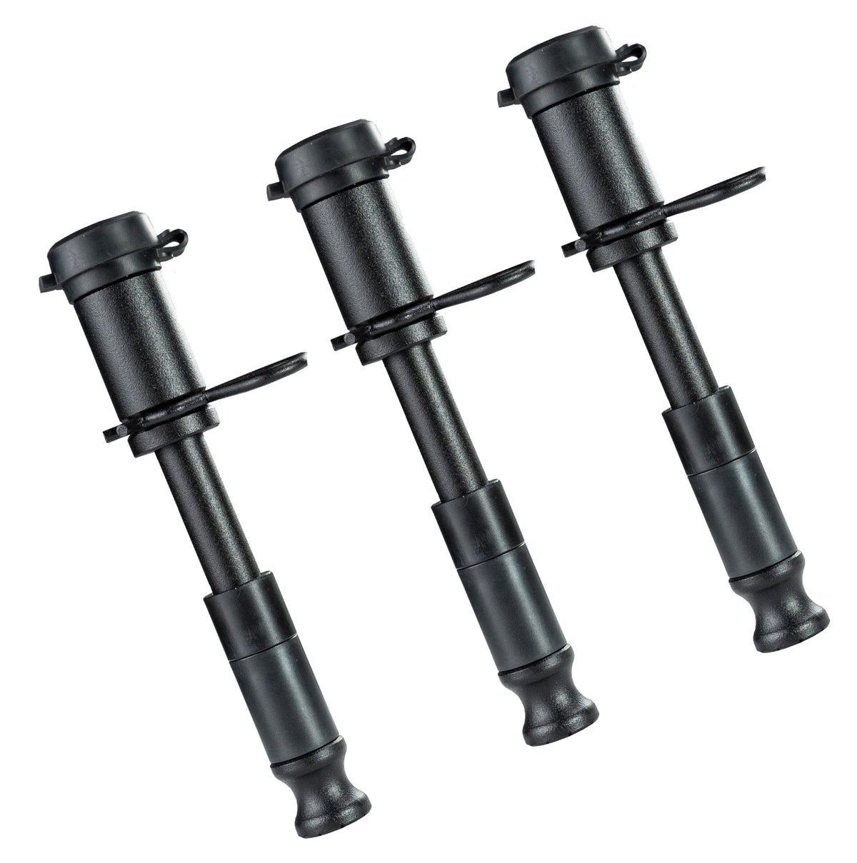 BulletProof Hitches five-eighth pin locking for universal hitch compatibility and security.