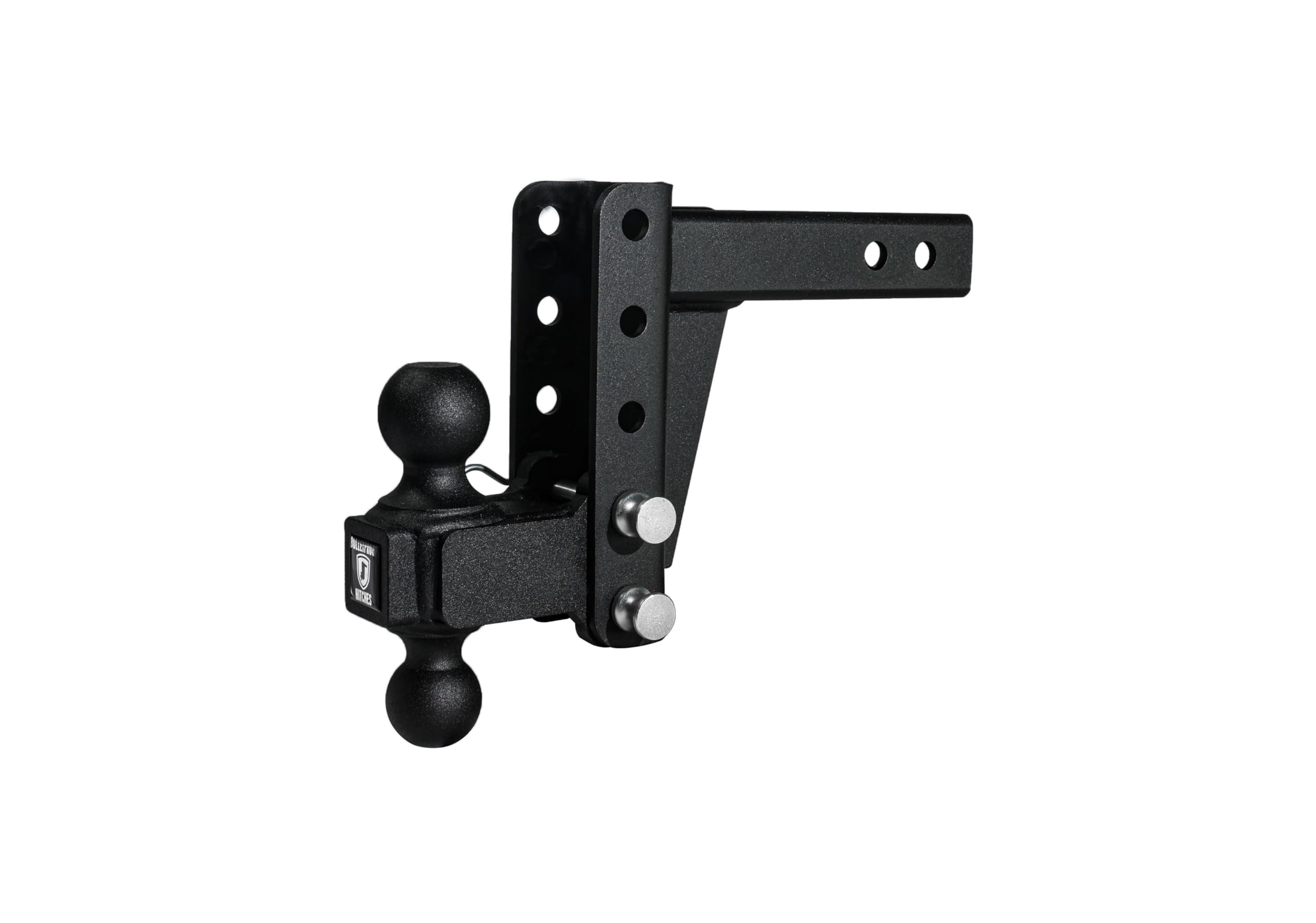 BulletProof Hitches MD204 hitch assembly highlights rugged steel construction for heavy towing.