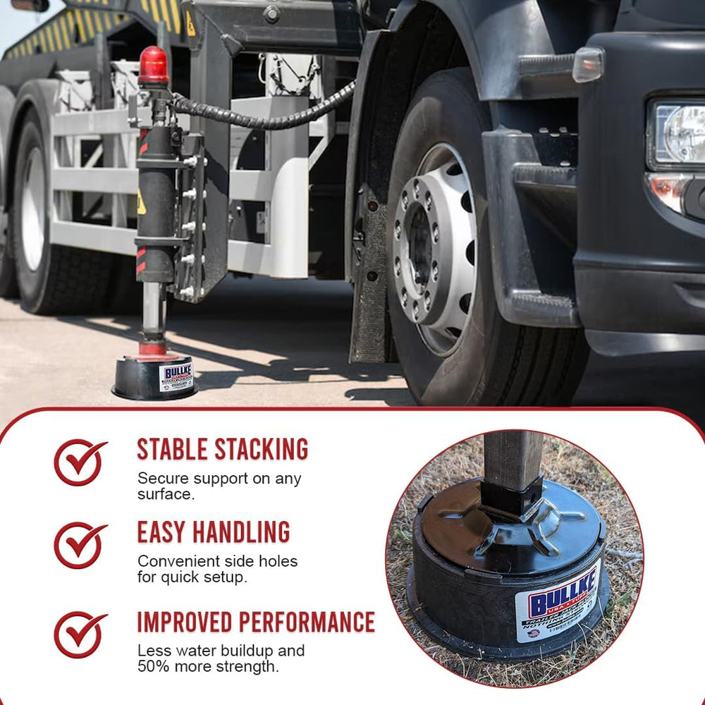 Bullke recycled plastic blocks offer durable, eco-friendly RV leveling.