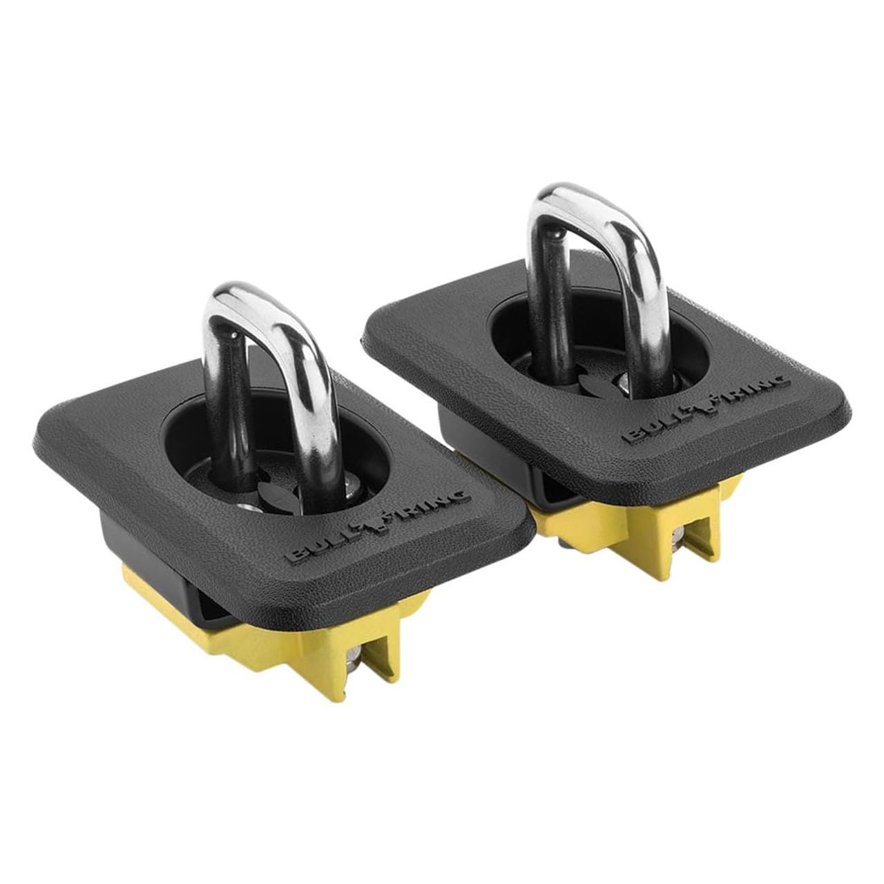 Bull Ring Classic retractable anchors 2-pack for raised fit cargo securing in the truck bed