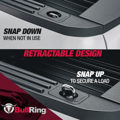 BullRing stainless steel ring detail highlighting durability and corrosion resistance.