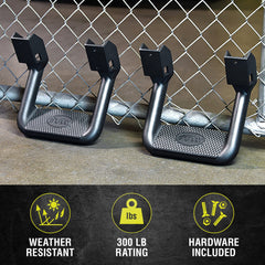 Bully BBS-1103 one-piece aluminum construction emphasizes strength and corrosion resistance.