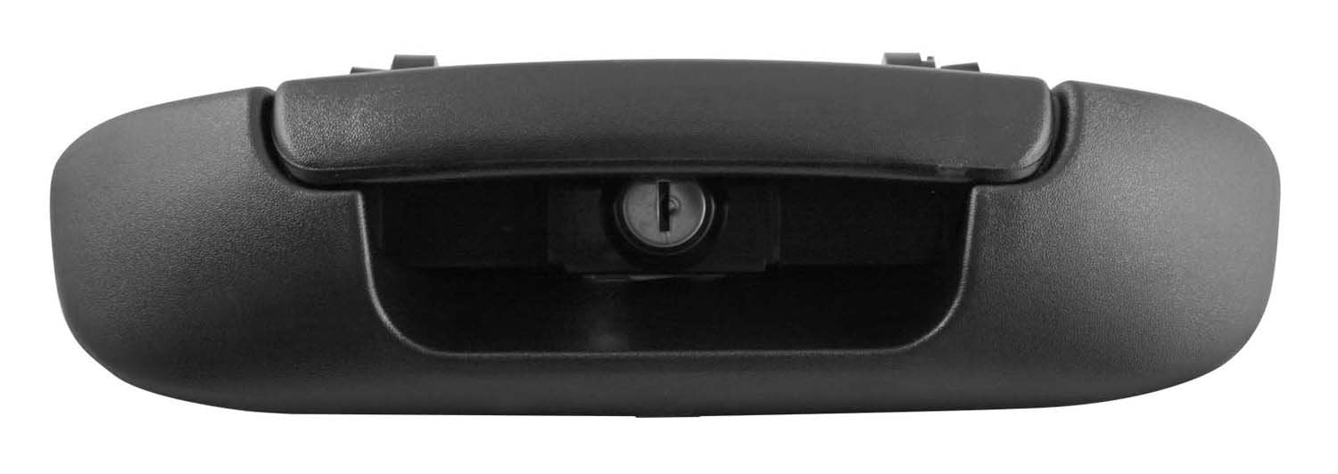 Bully LH-007WD tailgate lock installed on a Dodge Ram 1500 enhances security.