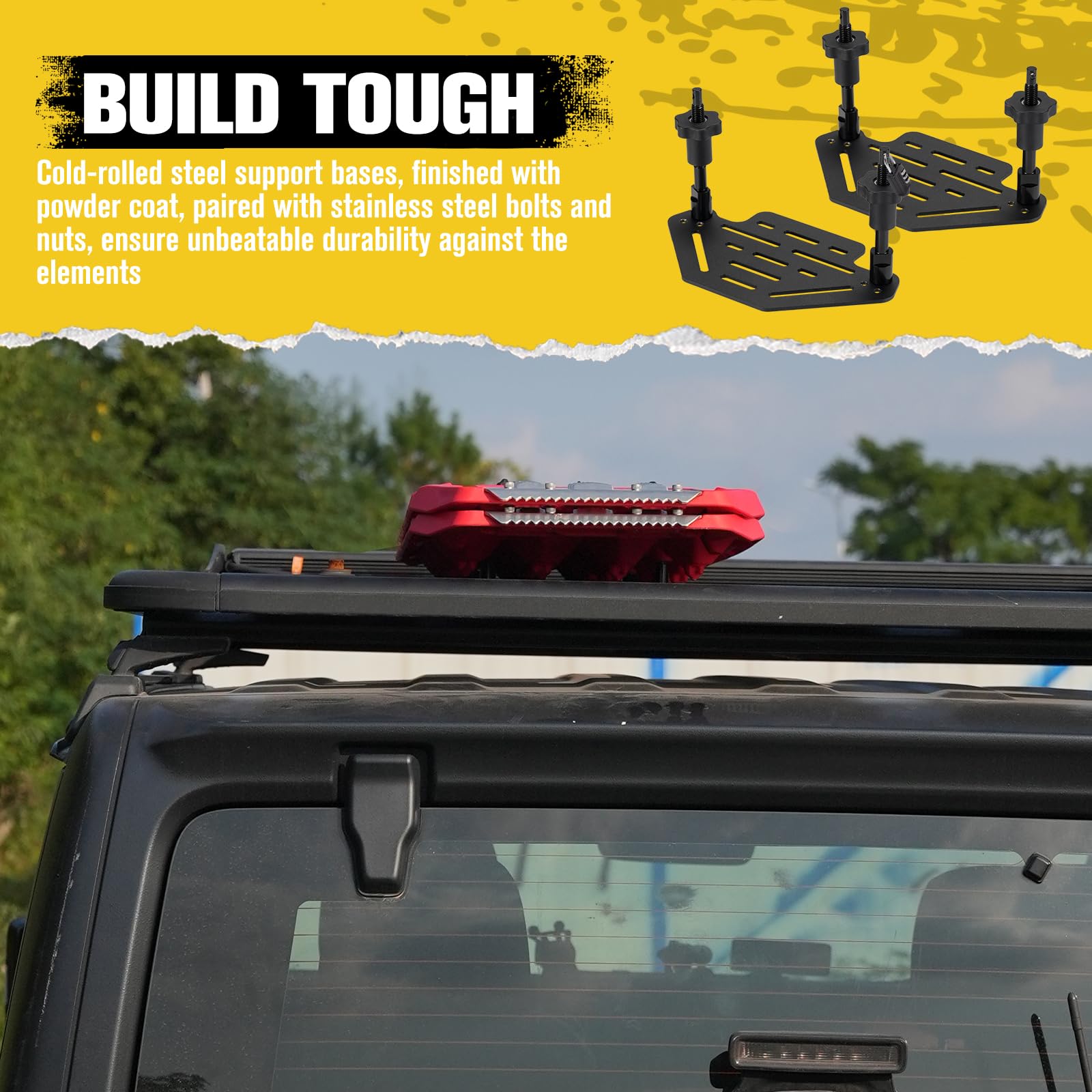 BUNKER INDUST aluminum alloy mounting pins secure boards reliably.