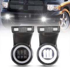 BUNKER INDUST Dodge Ram LED fog lights set enhance night visibility and style.