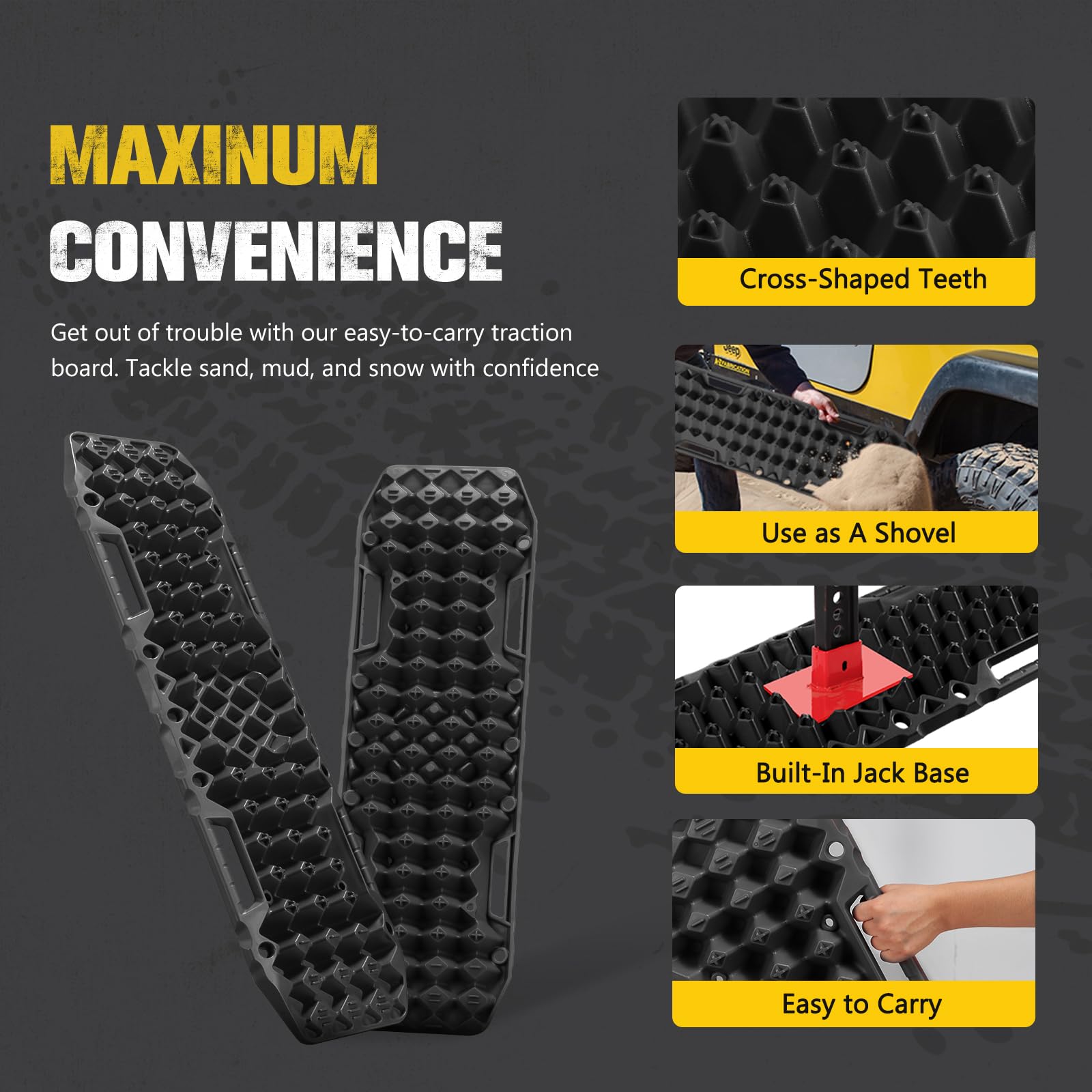 BUNKER INDUST Gen7 adjustable tie-down straps ensure stable setup and easy transport.