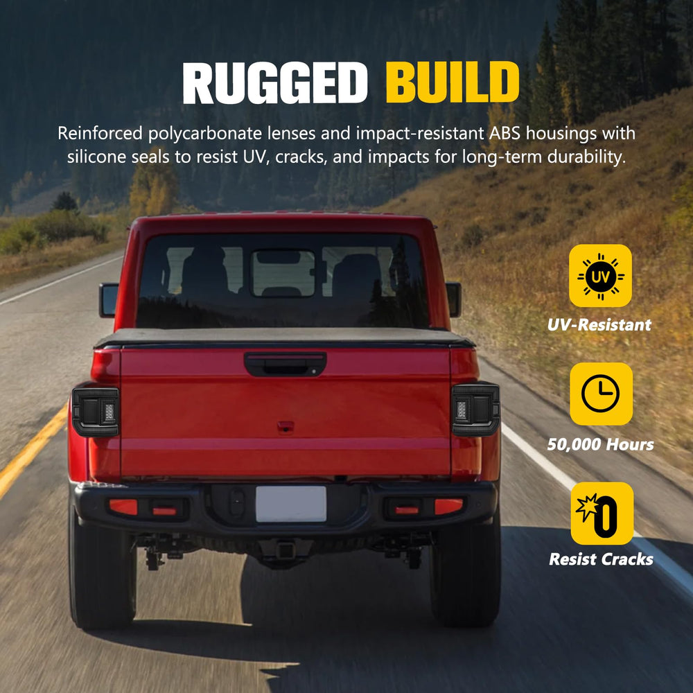 BUNKER INDUST Gladiator tail light offers plug-and-play installation for quick upgrades