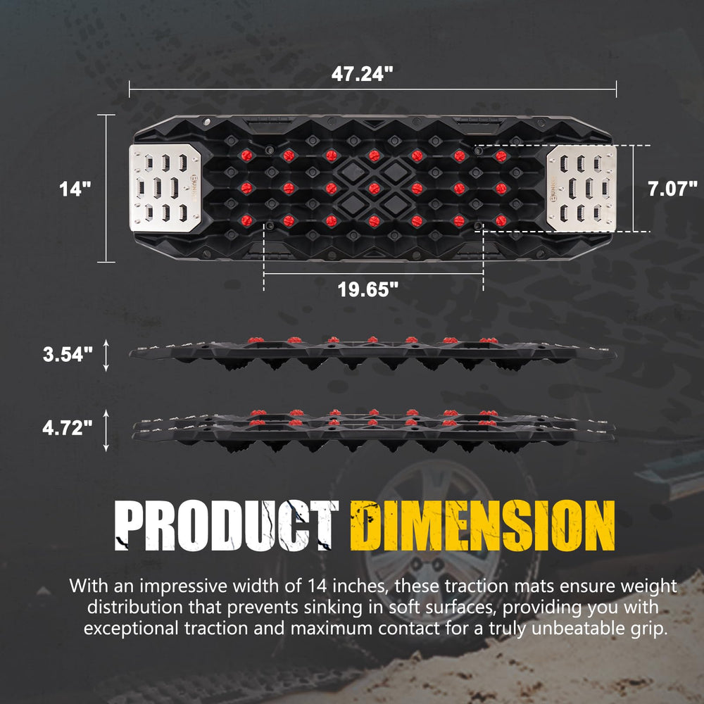 BUNKER INDUST interlocked diamond array for flexible, strong performance.