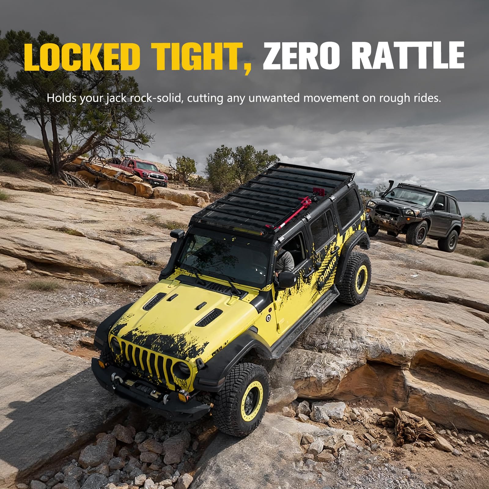 BUNKER INDUST low-profile mount minimizes clearance and snag risk.