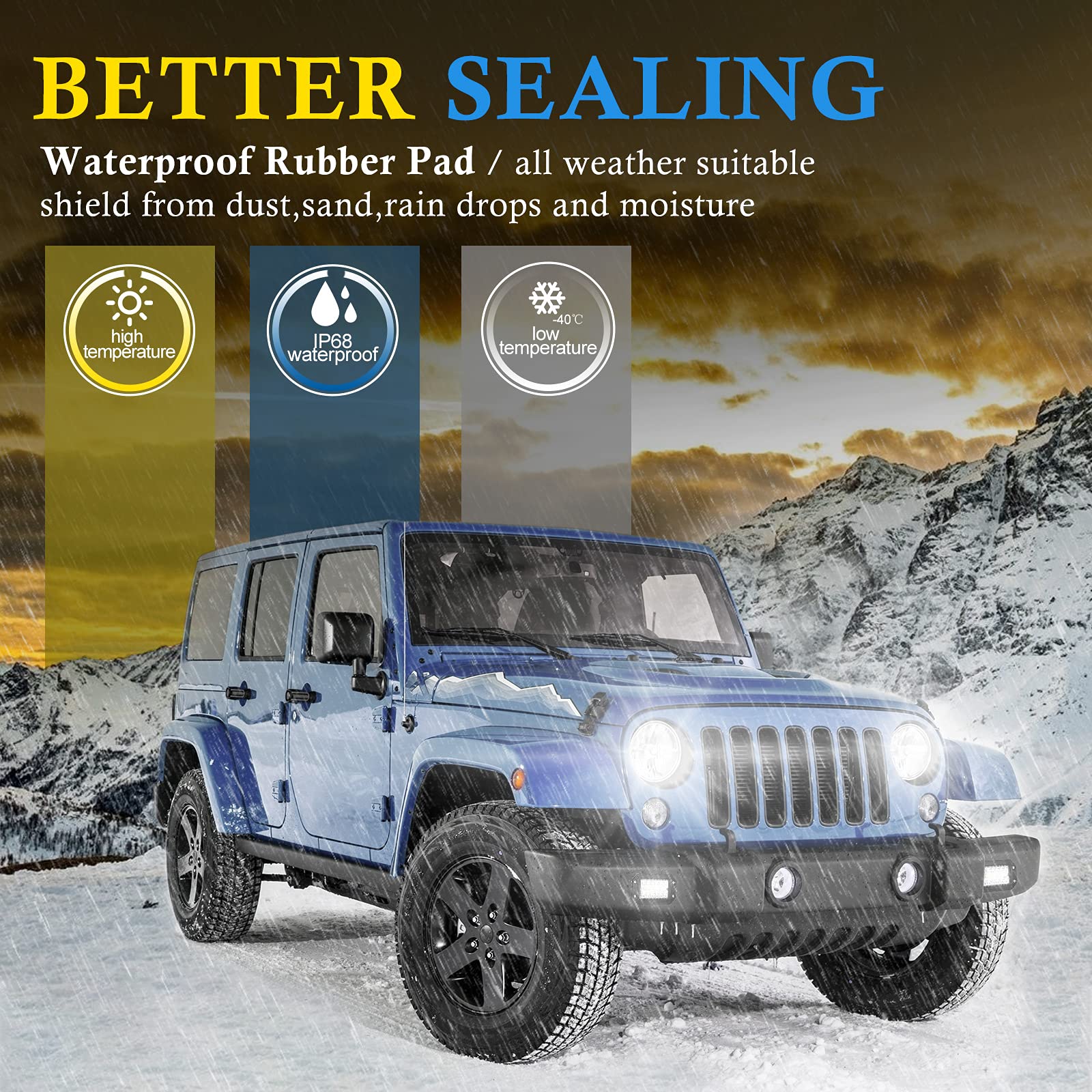 BUNKER INDUST off-road light pod suited for trucks and SUVs
