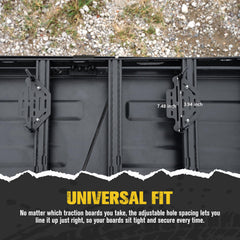 Oxide-coated steel base and rust-resistant bolts on BUNKER INDUST kit
