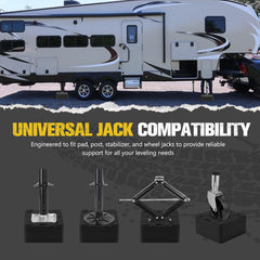 RV blocks with storage bag ready for transport and storage