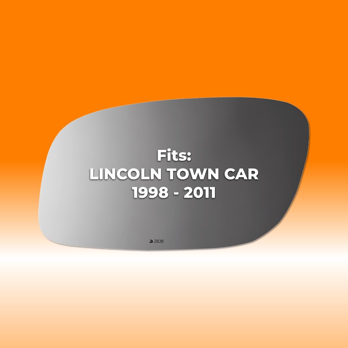 Burco 2838 flat-mirror surface for accurate depth perception on the road