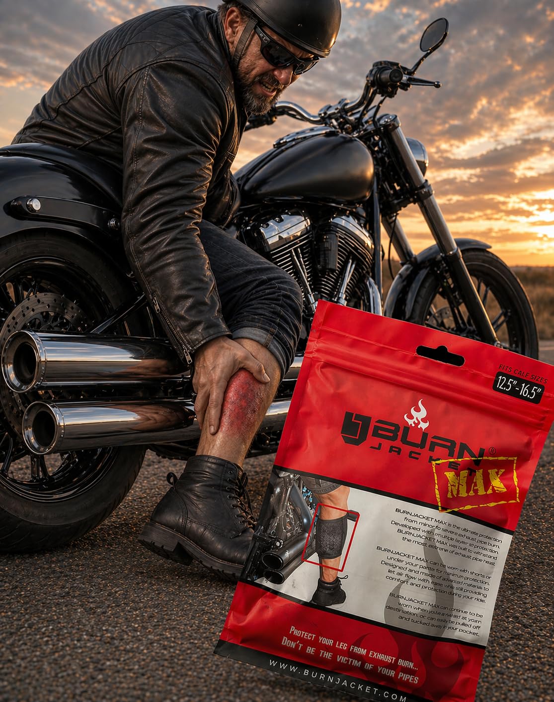 BurnJacket healing-burn protection supports ongoing recovery during riding