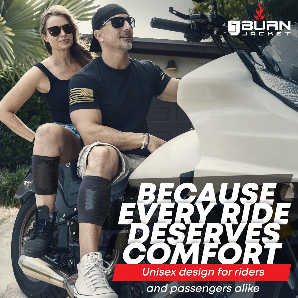 BurnJacket long-ride gear designed for comfort on extended trips