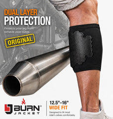 BurnJacket Max heat sleeve under pants guards calves on rugged routes