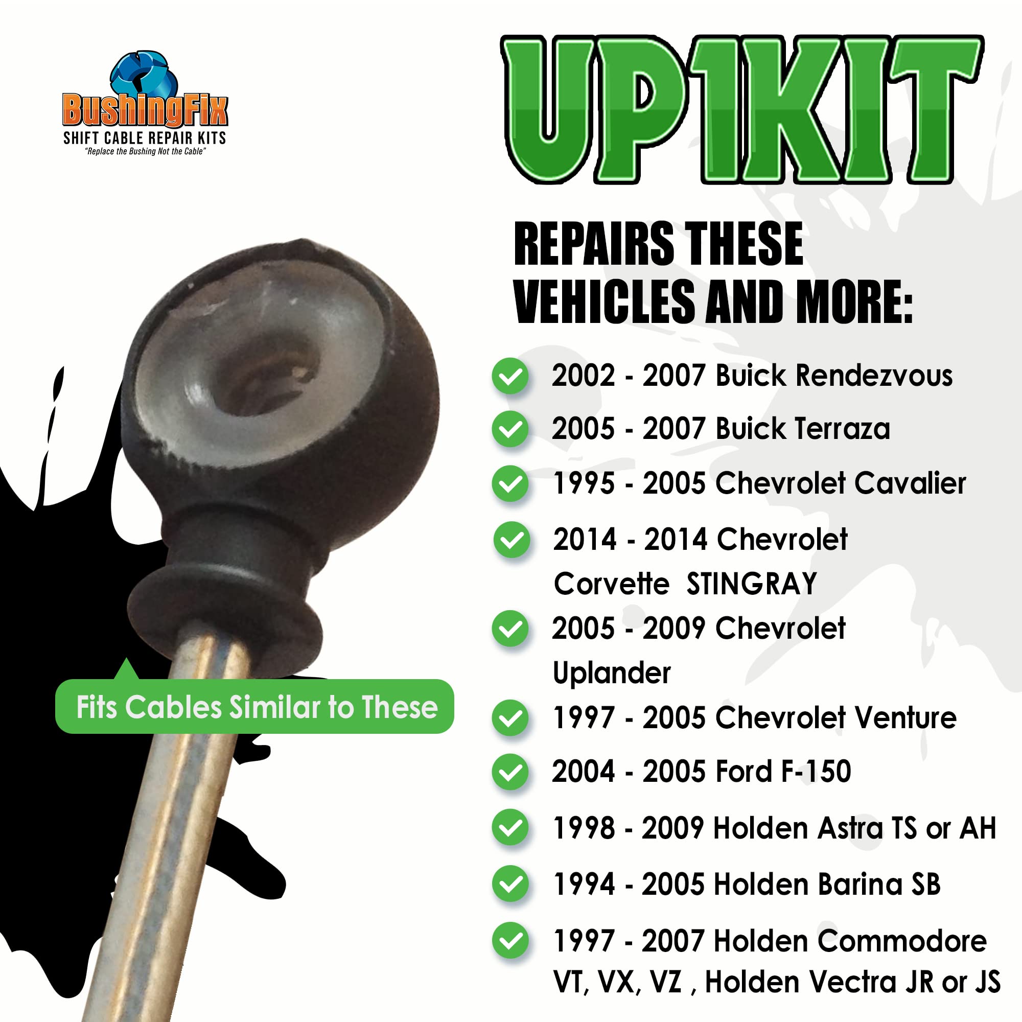 All-in-one kit includes bushing and installation tool for convenience