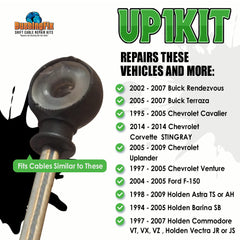 All-in-one kit includes bushing and installation tool for convenience