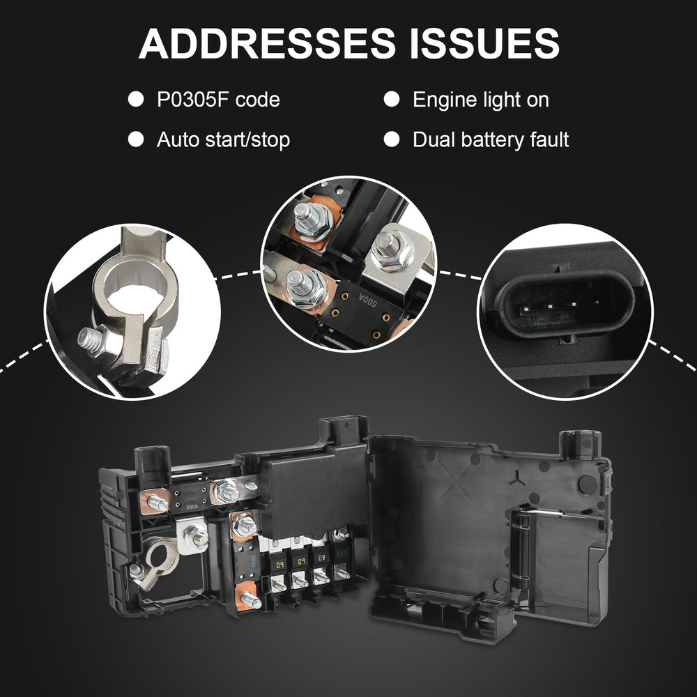 BUSIDN battery distribution block stainless hardware ensures long-lasting electrical connections.
