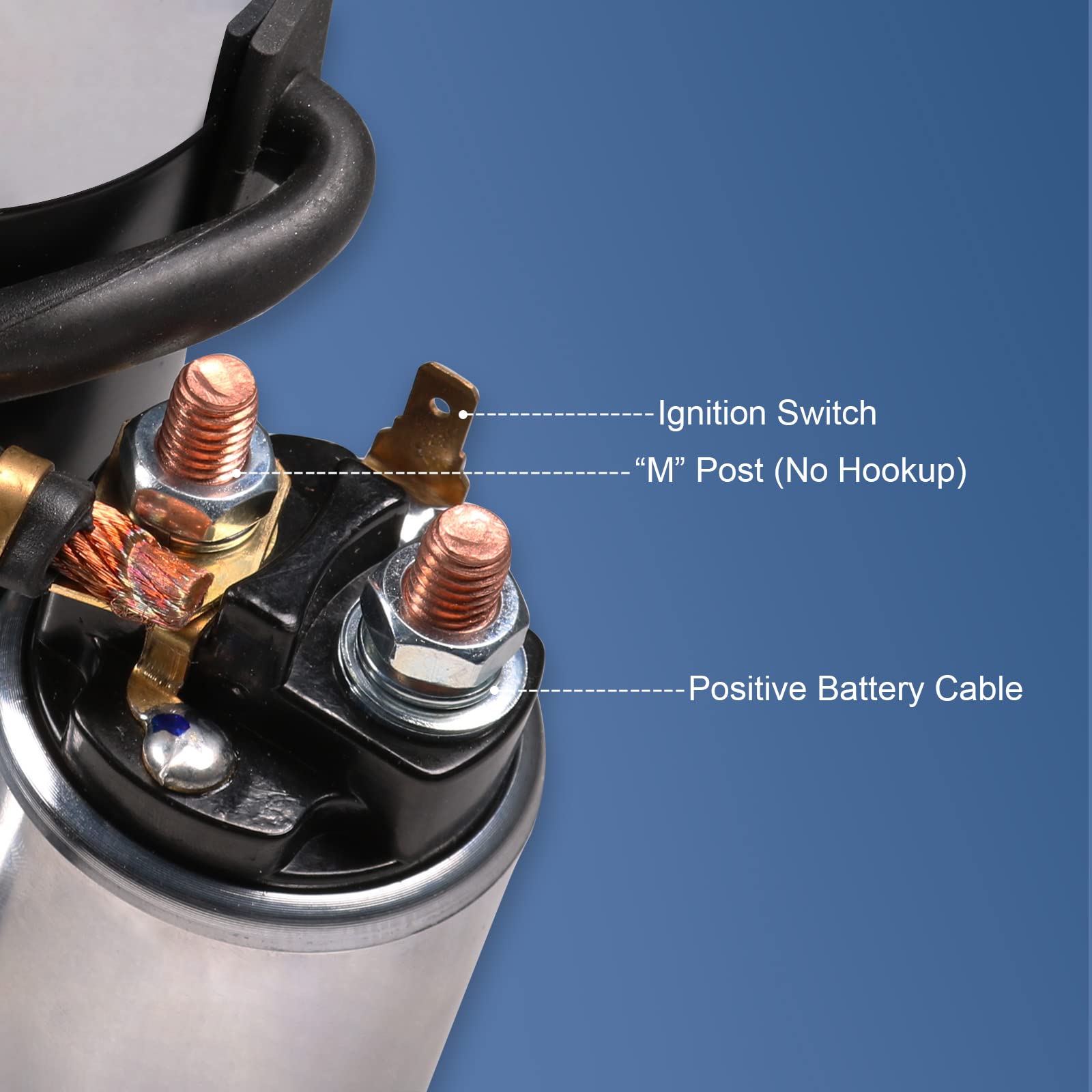 BUSIDN gear reduction 3.75 to 1 optimizes engagement during starting