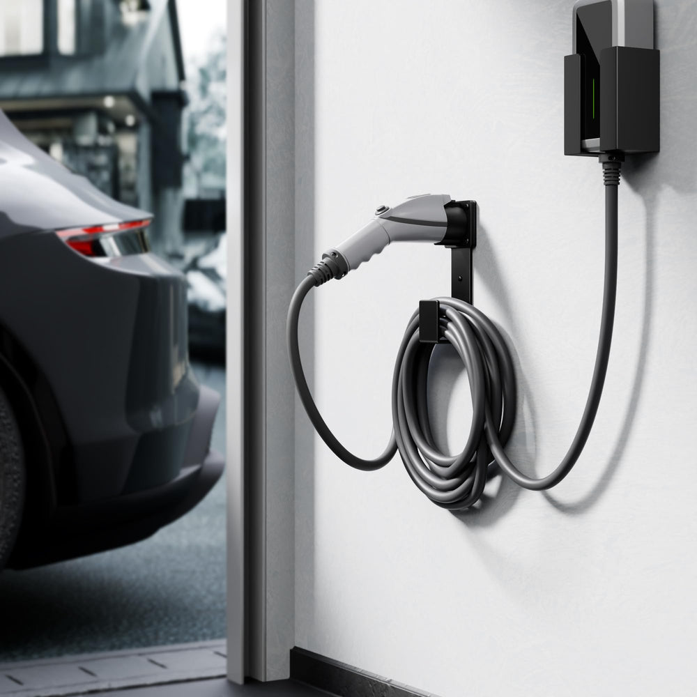 Bussdis J1772 cable organizer keeps charging cable neat and protected