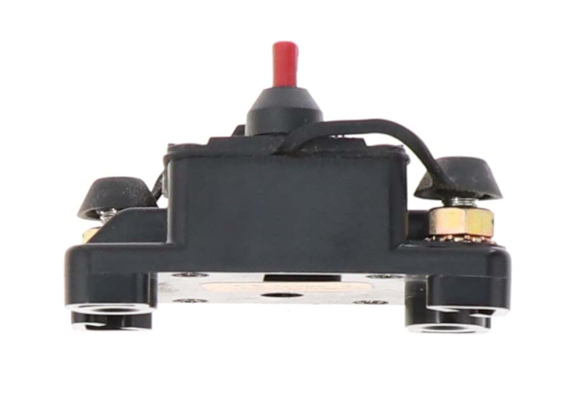 Bussmann CB185 flush mount design suited for clean dashboard installations.