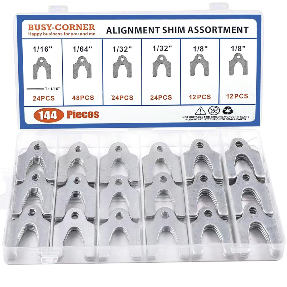 BUSY-CORNER 1/64-inch auto alignment shim for precise front and rear alignment adjustments