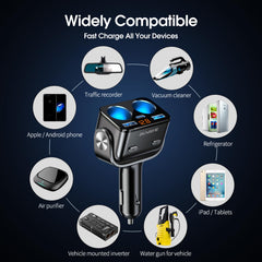 BUVAYE 180-degree rotation enables flexible placement in car cabins.