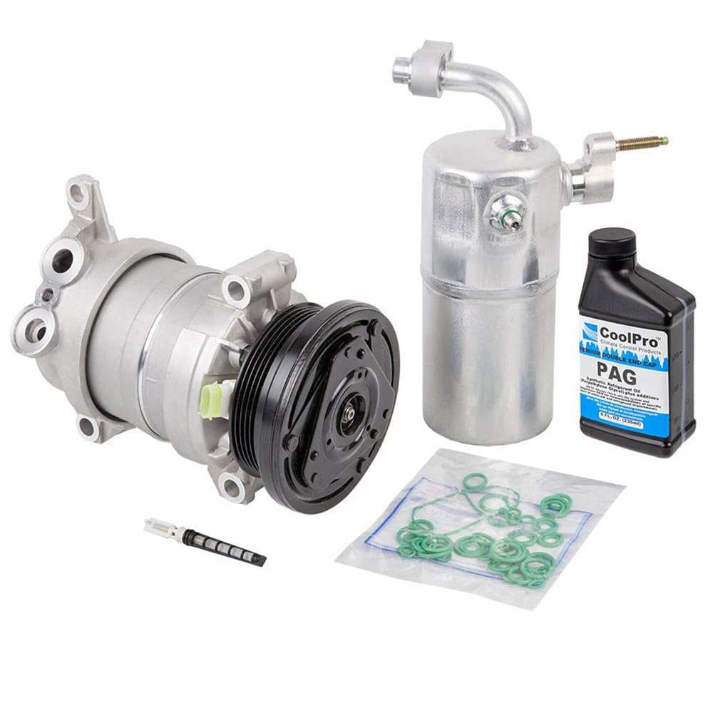 BUYAUTOPARTS AC compressor with clutch for easy installation and reliable cooling.