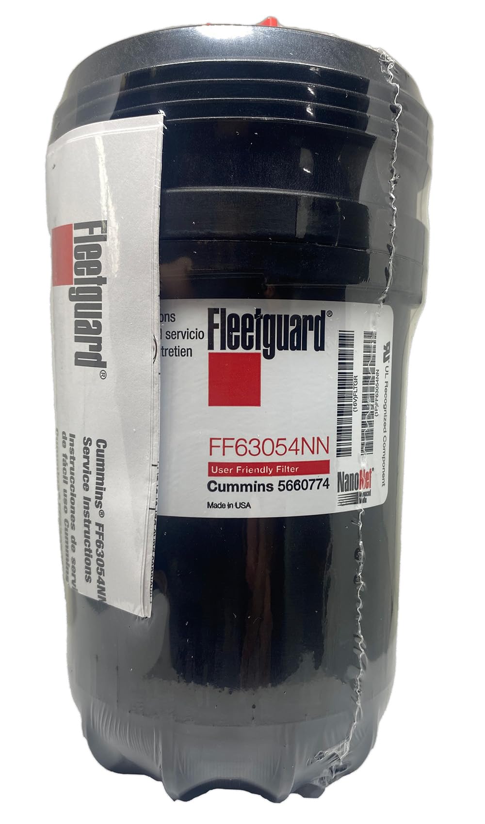 BUYER$ LAIR FF63054NN in-box packaging highlights original Fleetguard replacement.