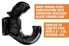 Complete mounting kit included with Buyers Products 10040 pintle hook