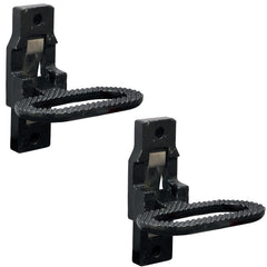 Buyers Products B2797BPC2 Black E-Coat folding step with 90 degree open position.