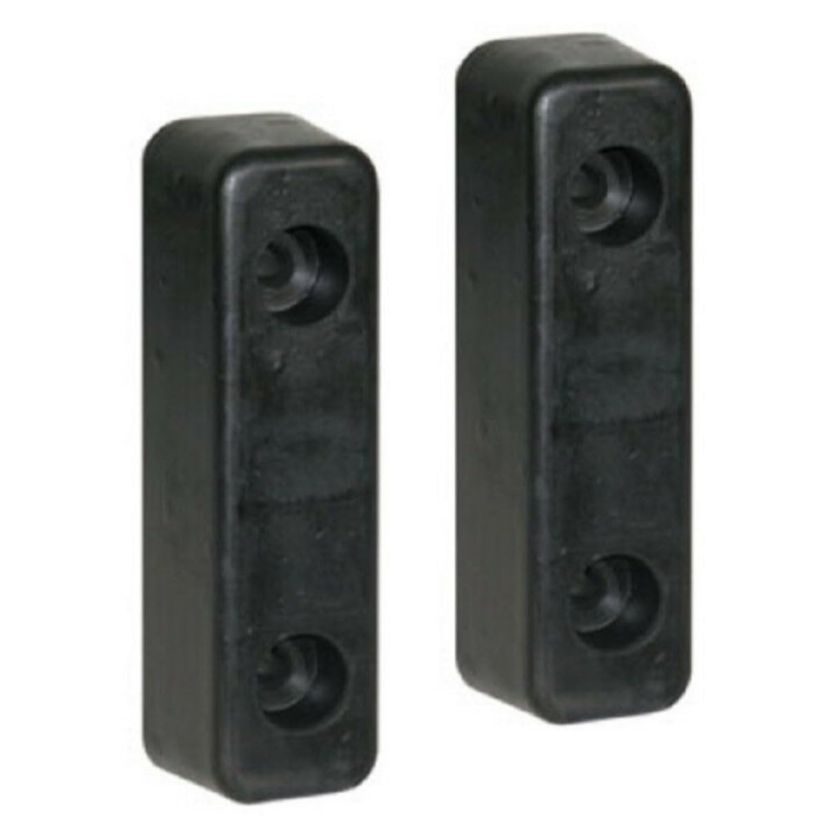 Buyers Products B5760 molded rubber bumper, front view, shields trucks and trailers from impact