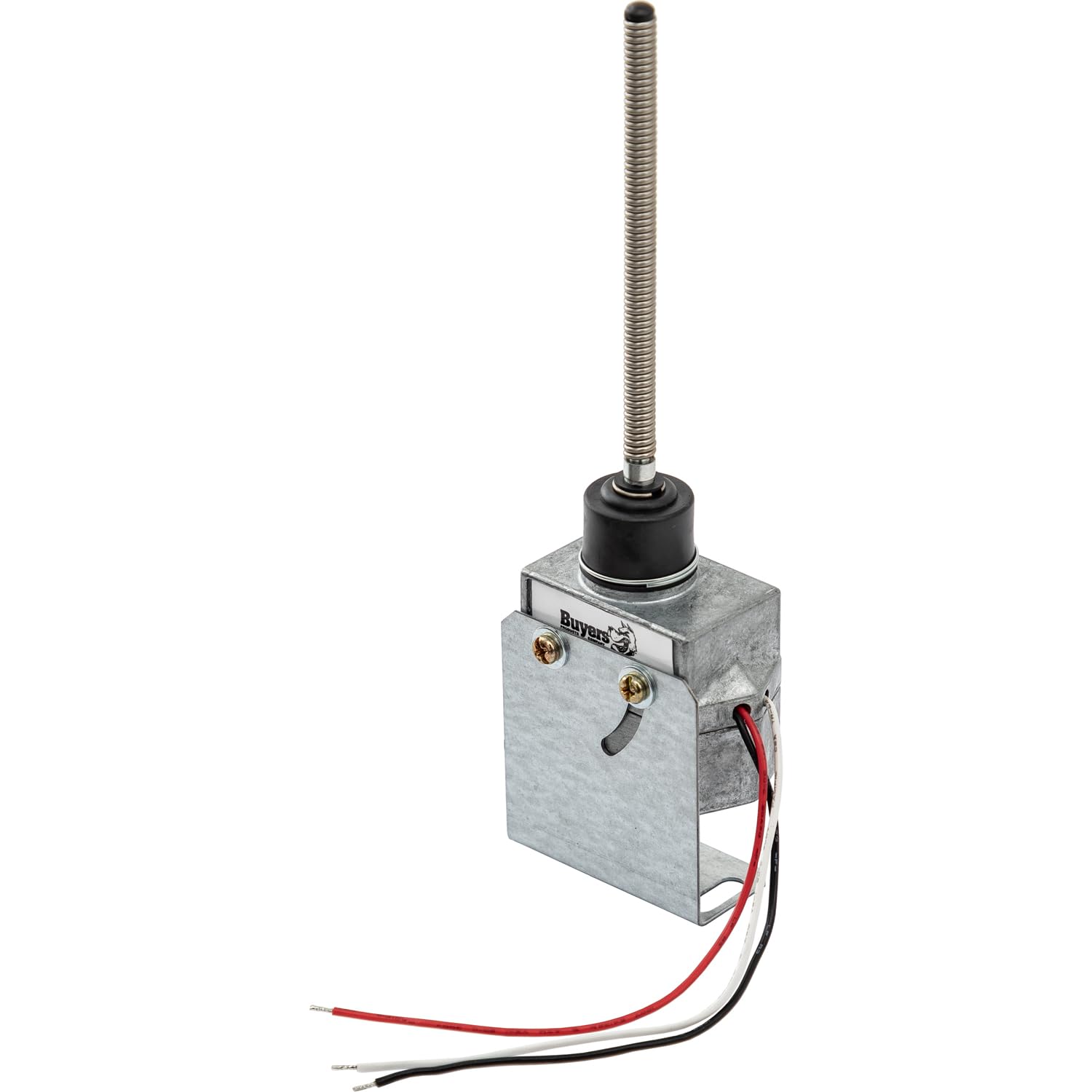 Buyers Products B95W back-frame indicator signals raised dump body for safer site operations.