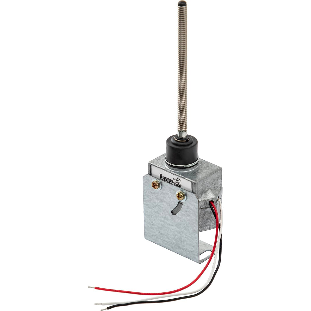 Buyers Products B95W back-frame indicator signals raised dump body for safer site operations.