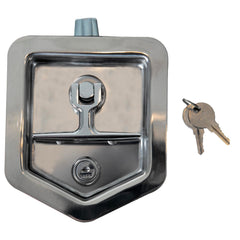 Buyers Products L8816 folding T-handle latch with adjustable cam for versatile panel depths.