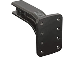 Buyers Products PM25812 pintle hook mount side view showing solid construction for heavy towing