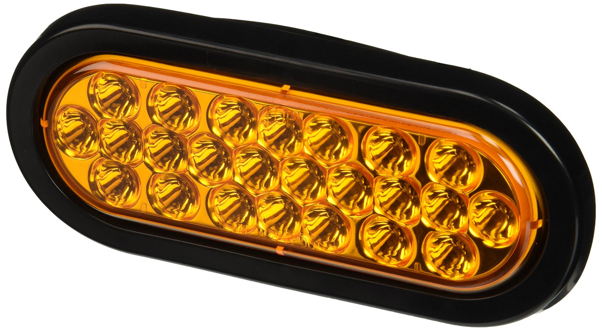 Buyers Products SL65AO amber oval recessed strobe light for high visibility.