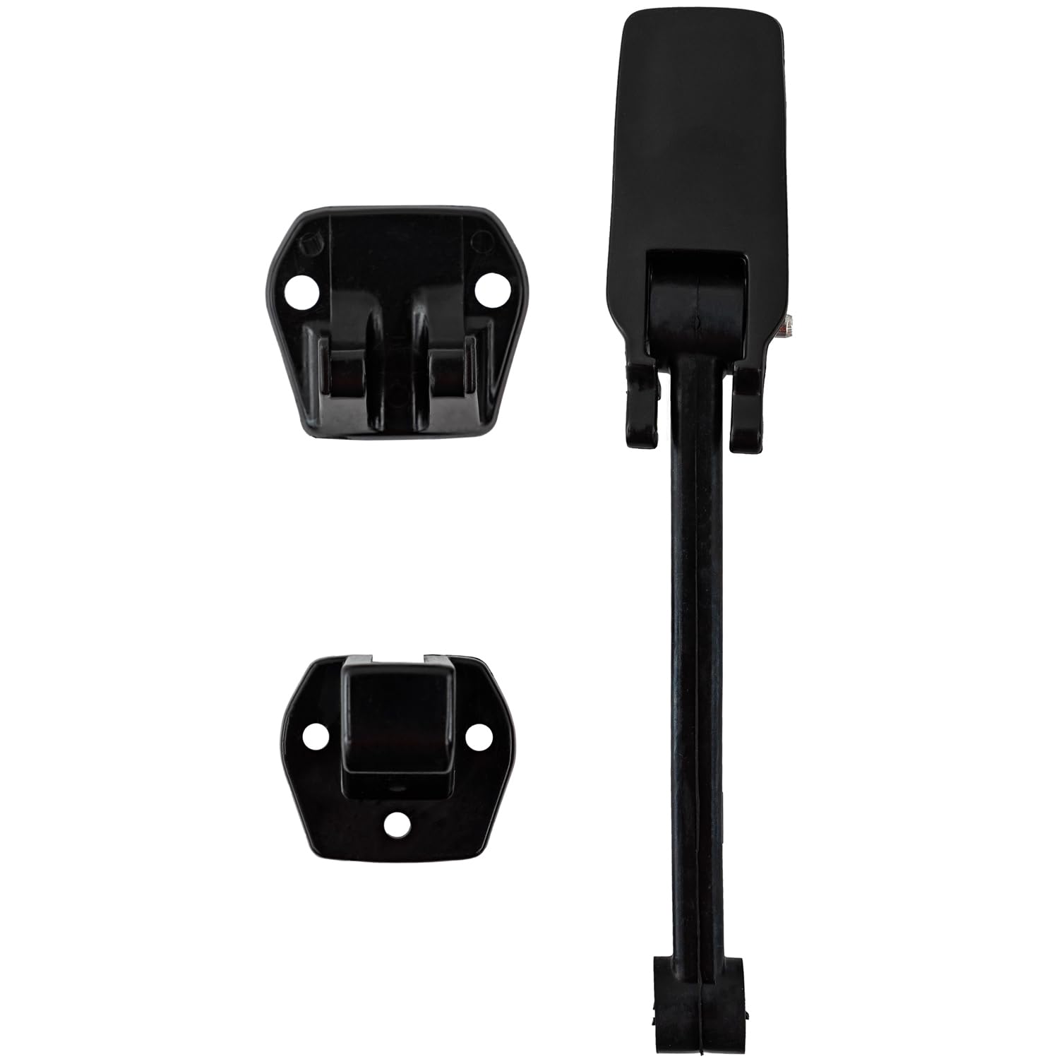 WJ211 hood catch polymer latch shown for corrosion resistance