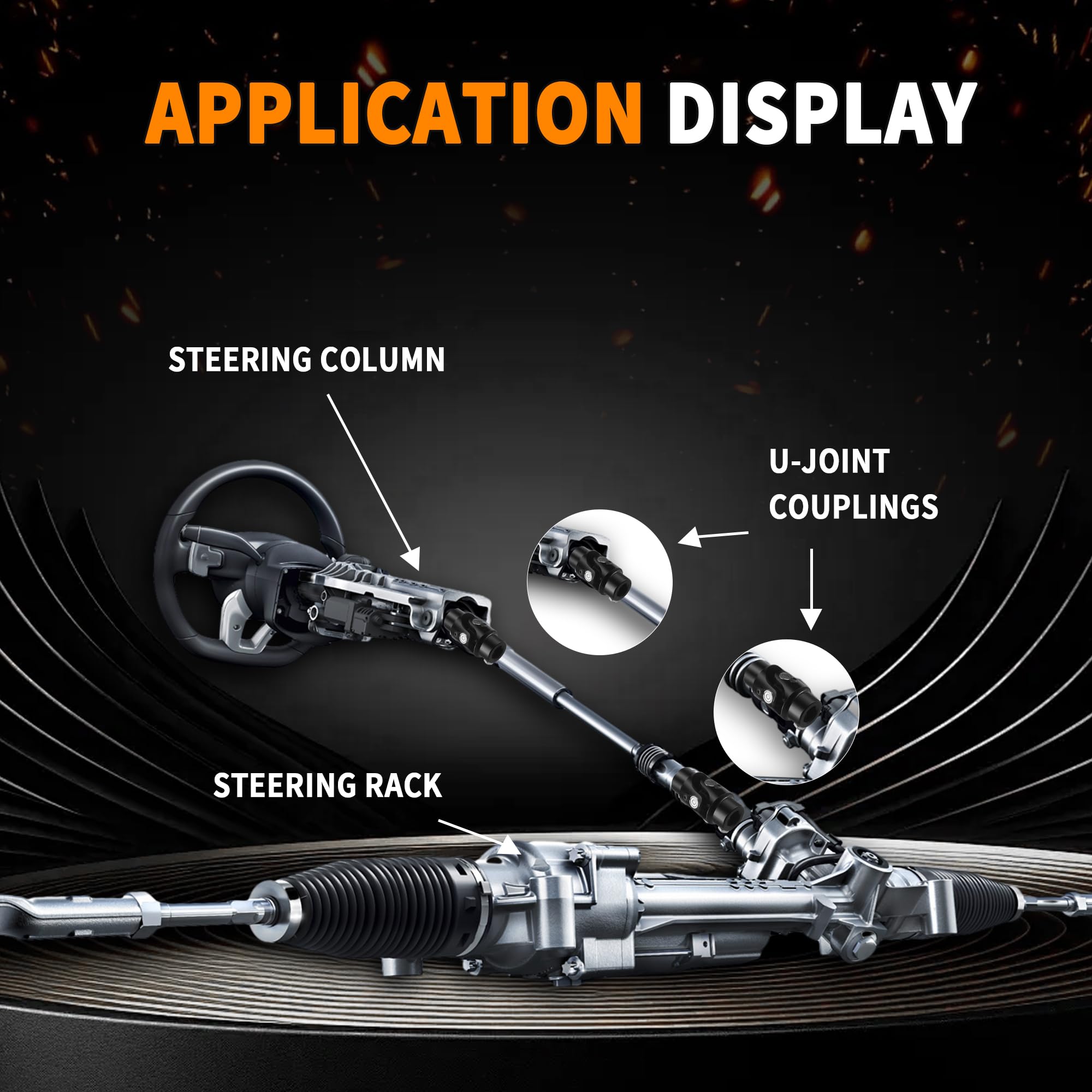 BUYMACHINERYPARTS 83mm total length enables compact installation