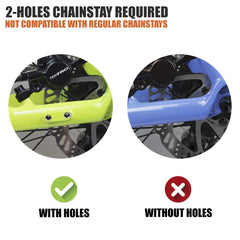 BV bike kickstand adjustable length adapts to 24-29 inch bikes