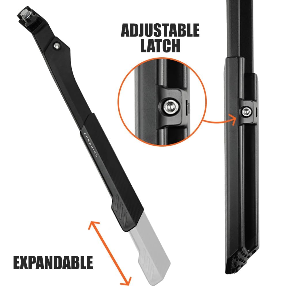 BV Chromium center-frame mount shows clean, tool-free installation.