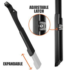 BV Chromium center-frame mount shows clean, tool-free installation.