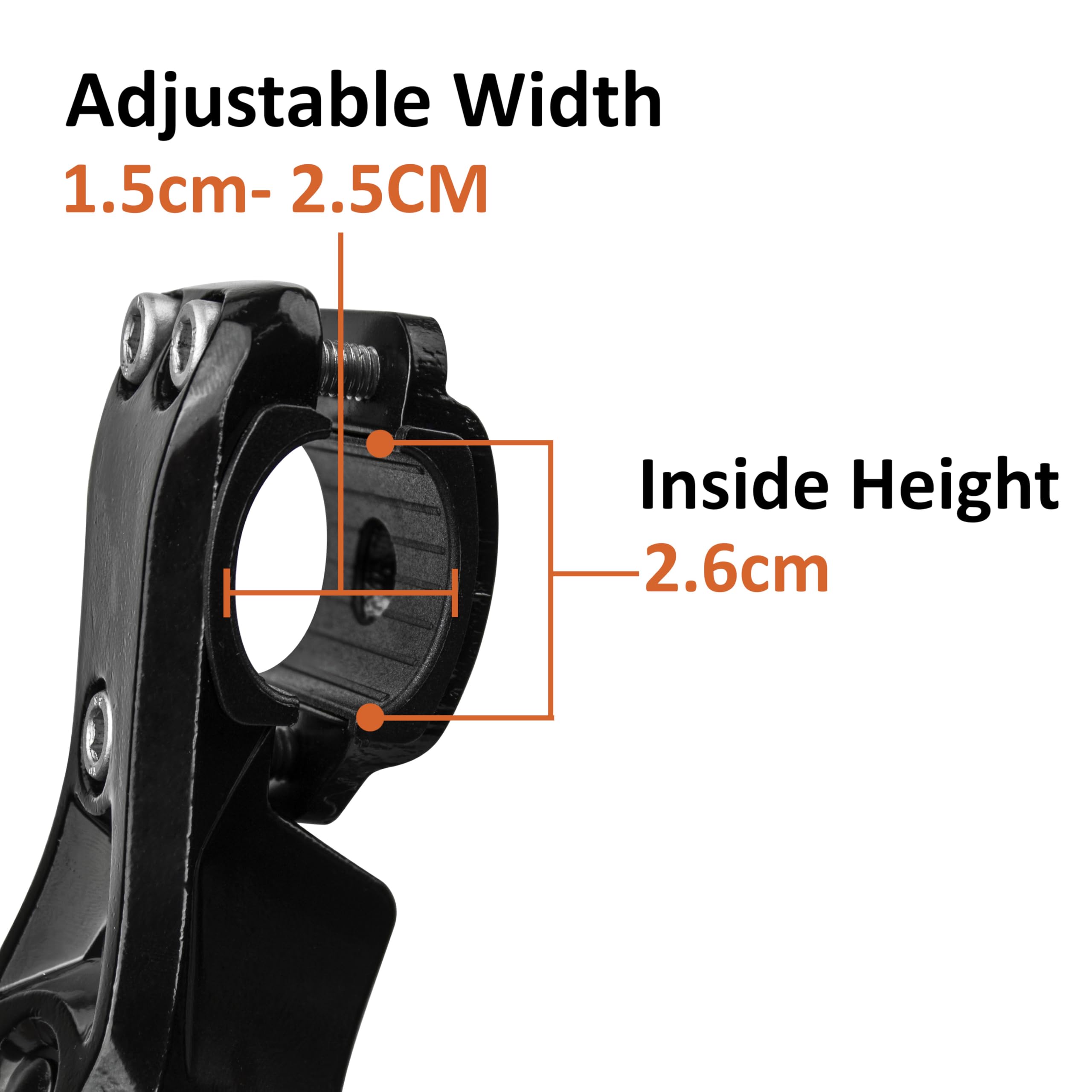 BV Rear Bike Stand clamp grip protects the bike frame during parking