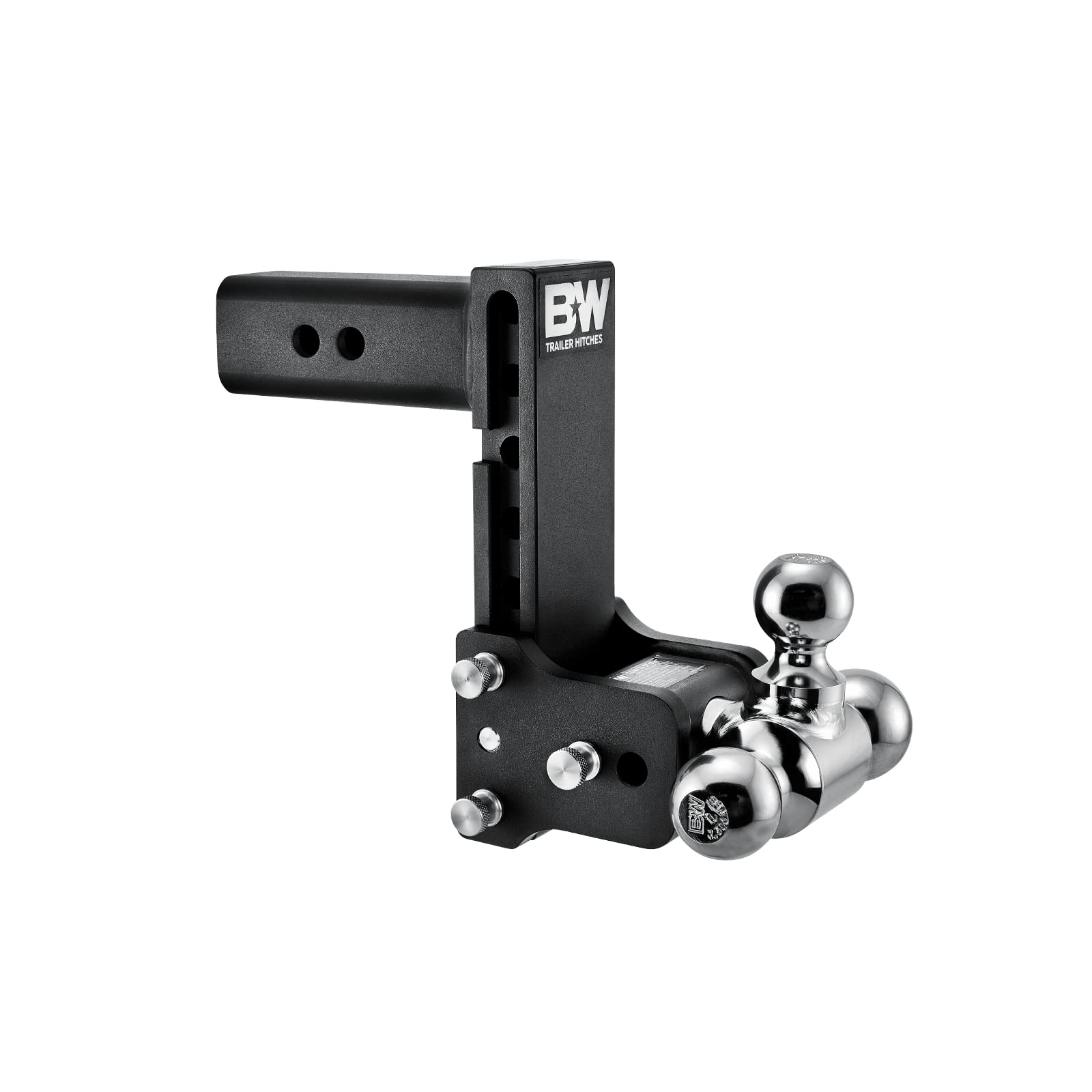 B&amp;W Tow &amp; Stow adjustable ball mount assembly for quick height tuning
