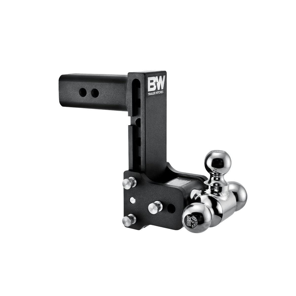 B&amp;W Tow &amp; Stow adjustable ball mount assembly for quick height tuning