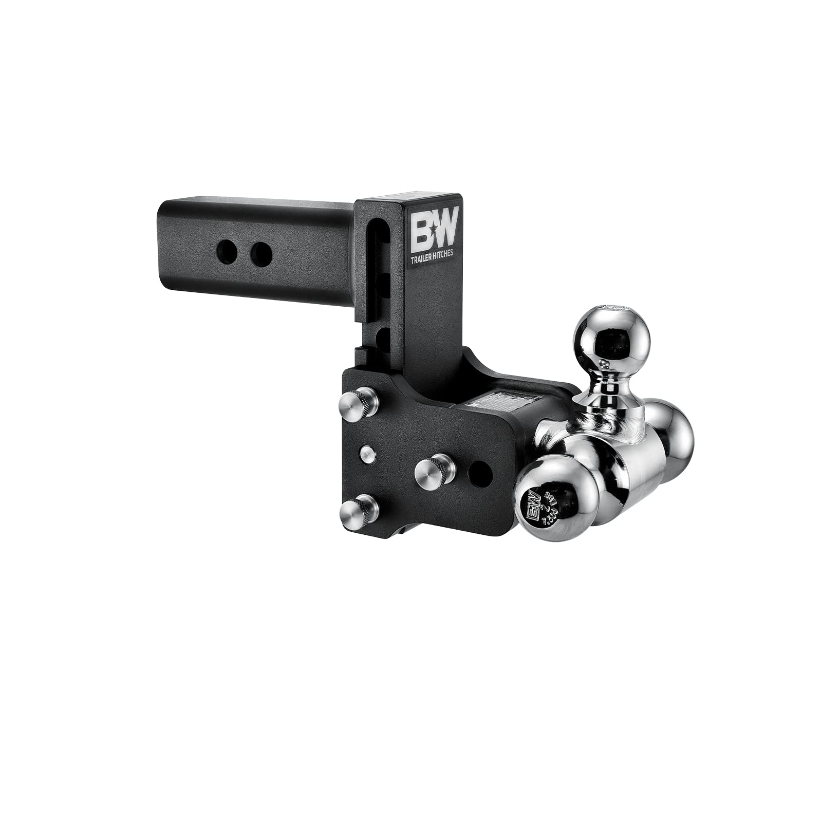 B&W Tow & Stow adjustable height hitch for level towing